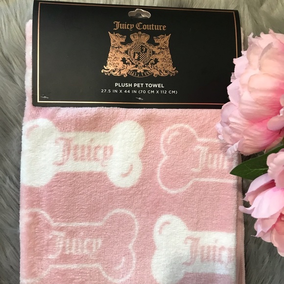 🆕 Juicy Couture plush pet towel - Picture 6 of 8
